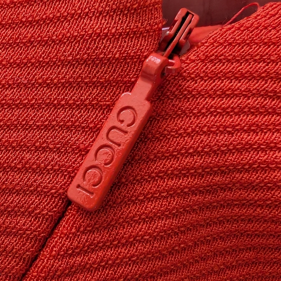 Beautiful Gucci Orange Sleeveless Dress - Picture 8 of 9